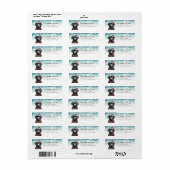 Labrador Retriever Return Address Labels (Full Sheet)