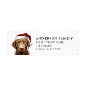 Labrador Retriever Return Address Labels (Voorkant)