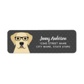 Labrador Retriever Return Address Labels (Voorkant)