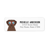 Labrador Retriever Return Address Labels (Voorkant)