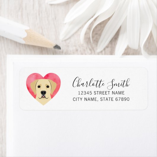 Labrador Retriever Return Address Labels (Insitu)