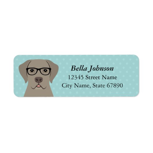 Labrador Retriever Return Address Labels (Voorkant)