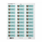 Labrador Retriever Return Address Labels (Full Sheet)