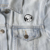 Labrador Retriever Ronde Button 3,2 Cm (In situ)