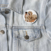 Labrador Retriever Ronde Button 5,7 Cm (In situ)