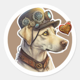 Labrador Retriever Ronde Sticker