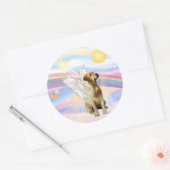 Labrador Retriever Ronde Sticker (Envelop)