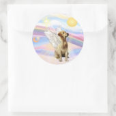 Labrador Retriever Ronde Sticker (Tas)