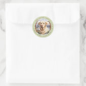 Labrador Retriever Ronde Stickers (Tas)