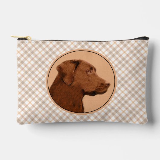 Labrador Retriever Schilderen Chocolade Lab Dog Ar Etui (Voorkant)