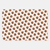 Labrador Retriever Schilderen Chocolade Lab Dog Ar Inpakpapier Vel (Voorkant 2)