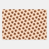 Labrador Retriever Schilderen Chocolade Lab Dog Ar Inpakpapier Vel (Voorkant)