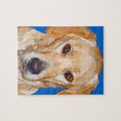 Labrador Retriever Schilderen Puzzle Legpuzzel (Horizontaal)