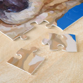 Labrador Retriever Schilderen Puzzle Legpuzzel (Zijkant)