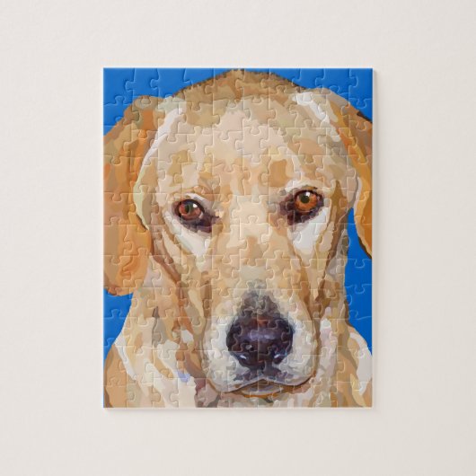 Labrador Retriever Schilderen Puzzle Legpuzzel (Verticaal)
