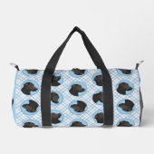 Labrador Retriever Schilderij Zwart Lab Huisdier D Plunjezak (Voorkant)