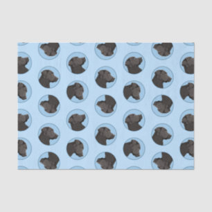 Labrador Retriever Schilderij Zwart Lab Huisdier D Tissuepapier
