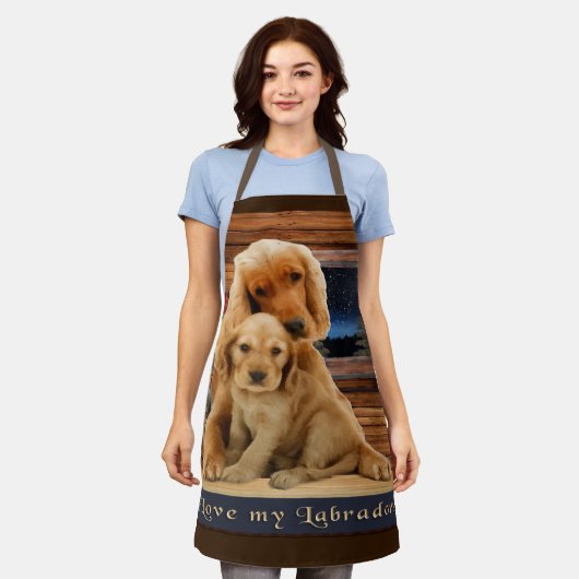 Labrador Retriever Schort (Gedragen)