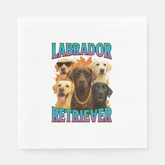 Labrador Retriever Servet (Voorkant)