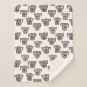 Labrador Retriever Sherpa Deken