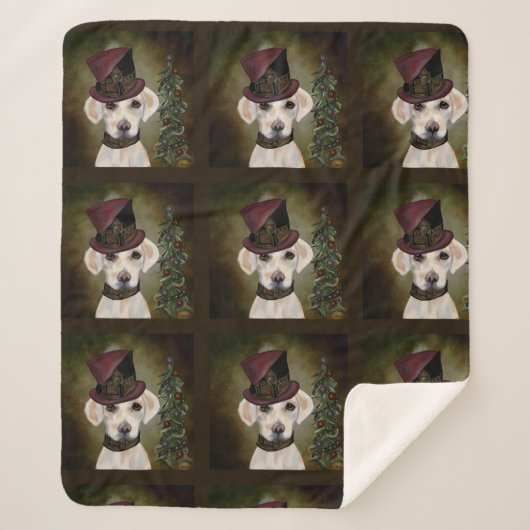 LABRADOR RETRIEVER SHERPA DEKEN (Voorkant)