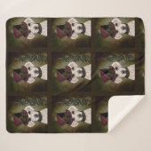 LABRADOR RETRIEVER SHERPA DEKEN (Voorkant (horizontaal))