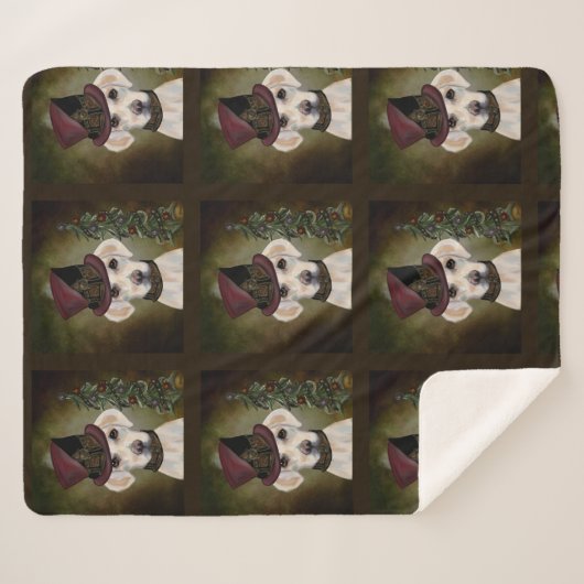 LABRADOR RETRIEVER SHERPA DEKEN (Voorkant (horizontaal))