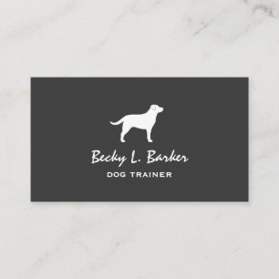 Labrador Retriever Silhouet Visitekaartje