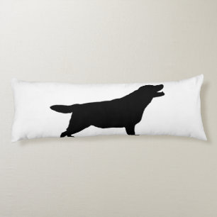 Labrador Retriever Silhouette Love Dogs Lichaamskussen