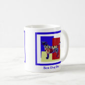 Labrador Retriever Silhouette TRBY Vaders Dag Koffiemok (Voorkant rechts)