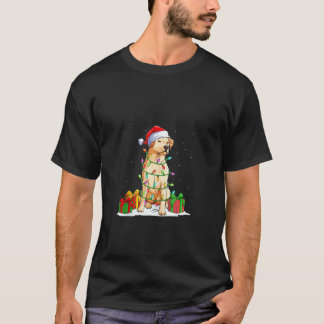 Labrador-Retriever Sinterklaas Kerstboom Lichtjes  T-shirt