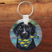 Labrador Retriever Sleutelhanger (Voorkant)