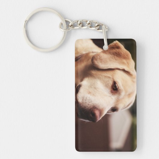 Labrador Retriever Sleutelhanger (Voorkant)