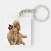 Labrador Retriever Sleutelhanger (Achterkant)