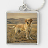 Labrador Retriever Sleutelhanger (Voorkant)