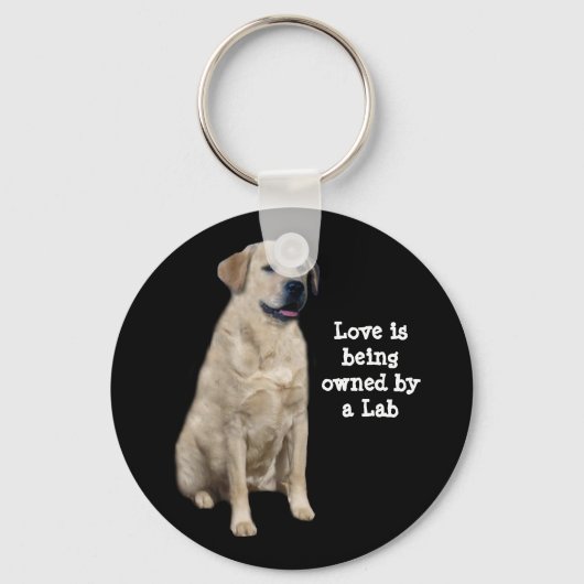Labrador Retriever sleutelhanger (Voorkant)