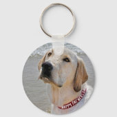 Labrador Retriever Sleutelhanger (Voorkant)