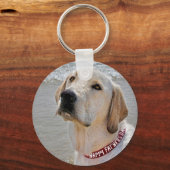 Labrador Retriever Sleutelhanger (Voorkant)