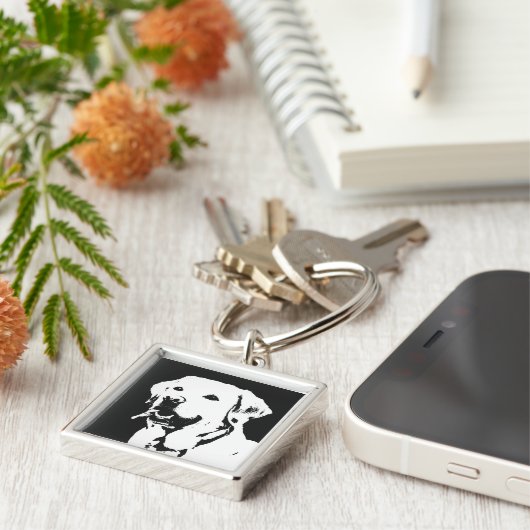 Labrador Retriever Sleutelhanger (Zijkant)