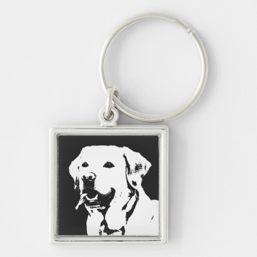 Labrador Retriever Sleutelhanger (Voorkant)