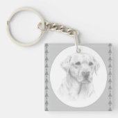Labrador Retriever sleutelhanger (Voorkant)