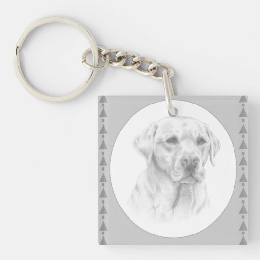 Labrador Retriever sleutelhanger (Voorkant)