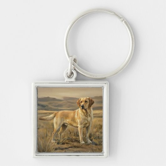 Labrador Retriever Sleutelhanger (Voorkant)