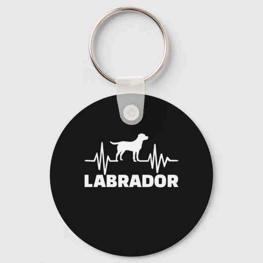 Labrador Retriever Sleutelhanger (Voorkant)