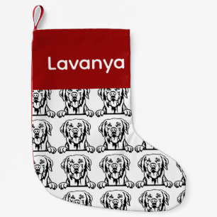 Labrador Retriever sokken Gepersonaliseerd honden  Kleine Kerstsok