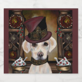 Labrador Retriever Sparkling Wijnetiket (Enkel label)