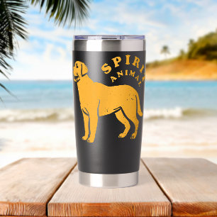 Labrador Retriever Spiritueel Dier Funny Labrador  Geïsoleerde Drinkbeker