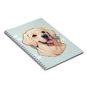 Labrador Retriever Splash van kleur Notitieboek (Rechterzijde)