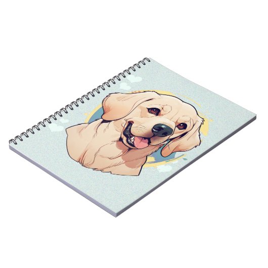 Labrador Retriever Splash van kleur Notitieboek (Linkerzijde)