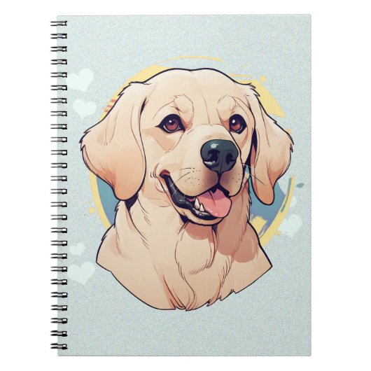 Labrador Retriever Splash van kleur Notitieboek (Voorkant)